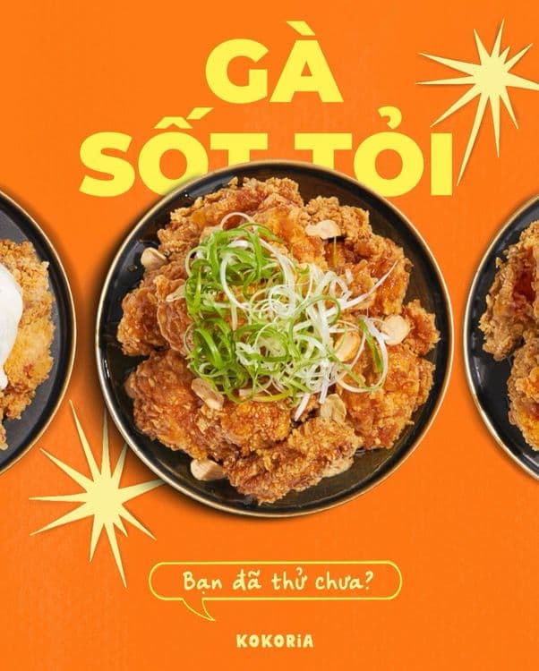 Gà sốt tỏi